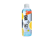 蜜小柠水蜜桃味果味饮料500ml（正面）